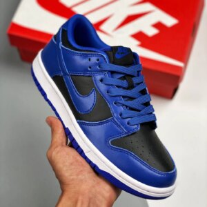 Nike Dunk Low Black Hyper Cobalt-White For Sale