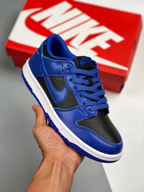 Nike Dunk Low Black Hyper Cobalt-White For Sale