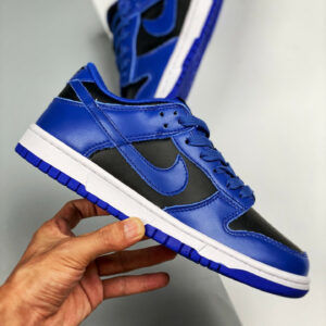 Nike Dunk Low Black Hyper Cobalt-White For Sale