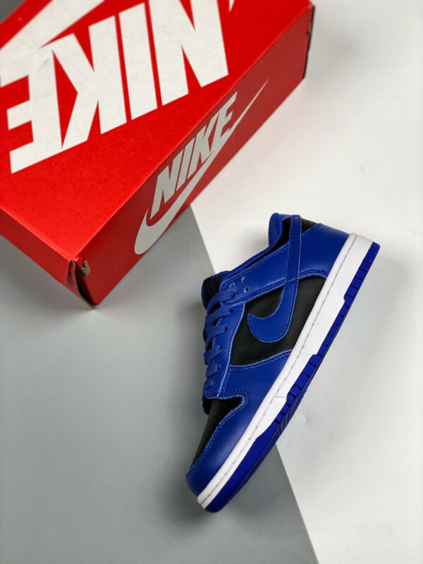 Nike Dunk Low Black Hyper Cobalt-White For Sale