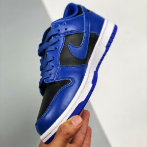 Nike Dunk Low Black Hyper Cobalt-White For Sale