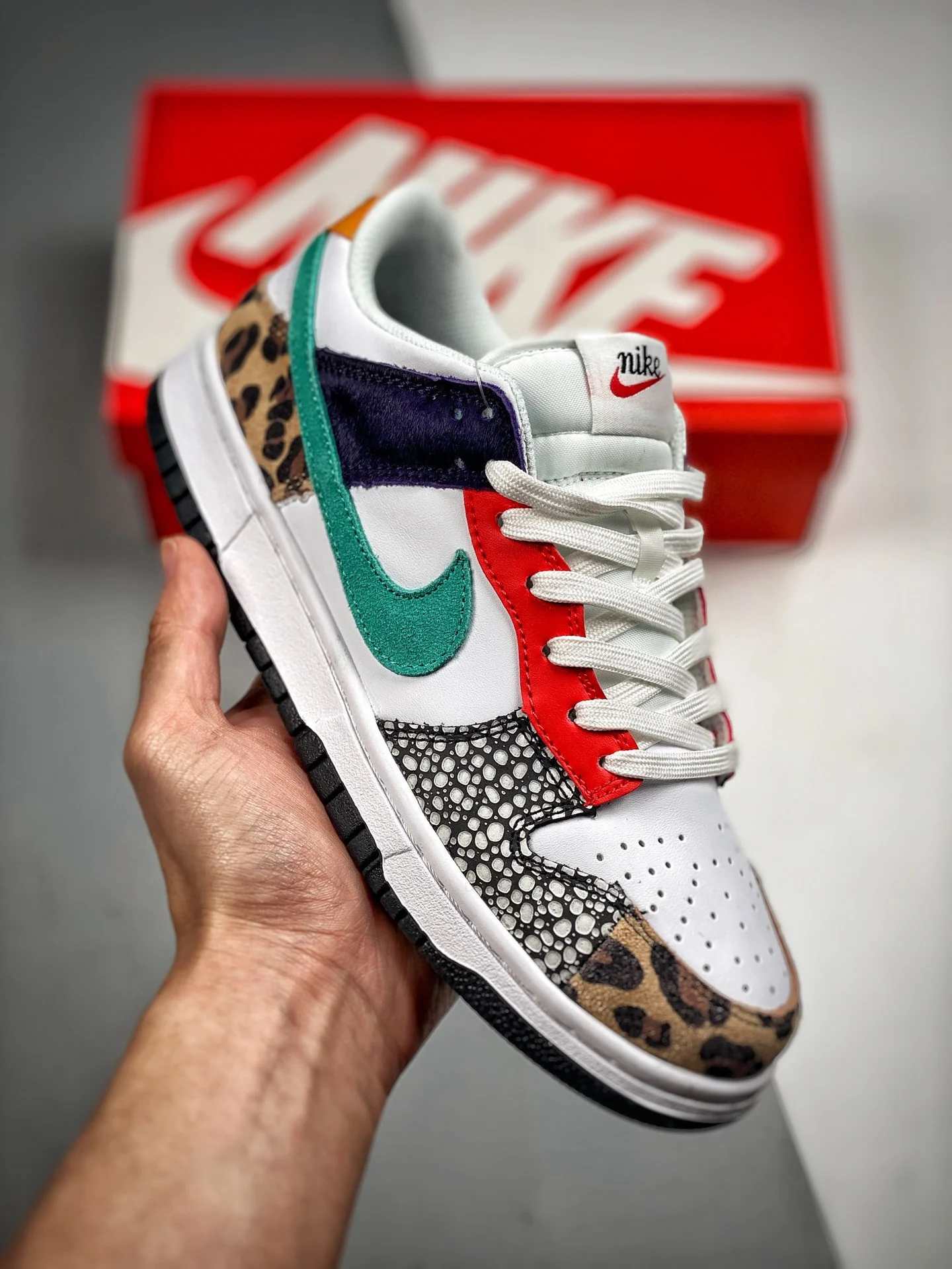 Nike Dunk Low Safari Mix Mismatch DN3866-100 For Sale