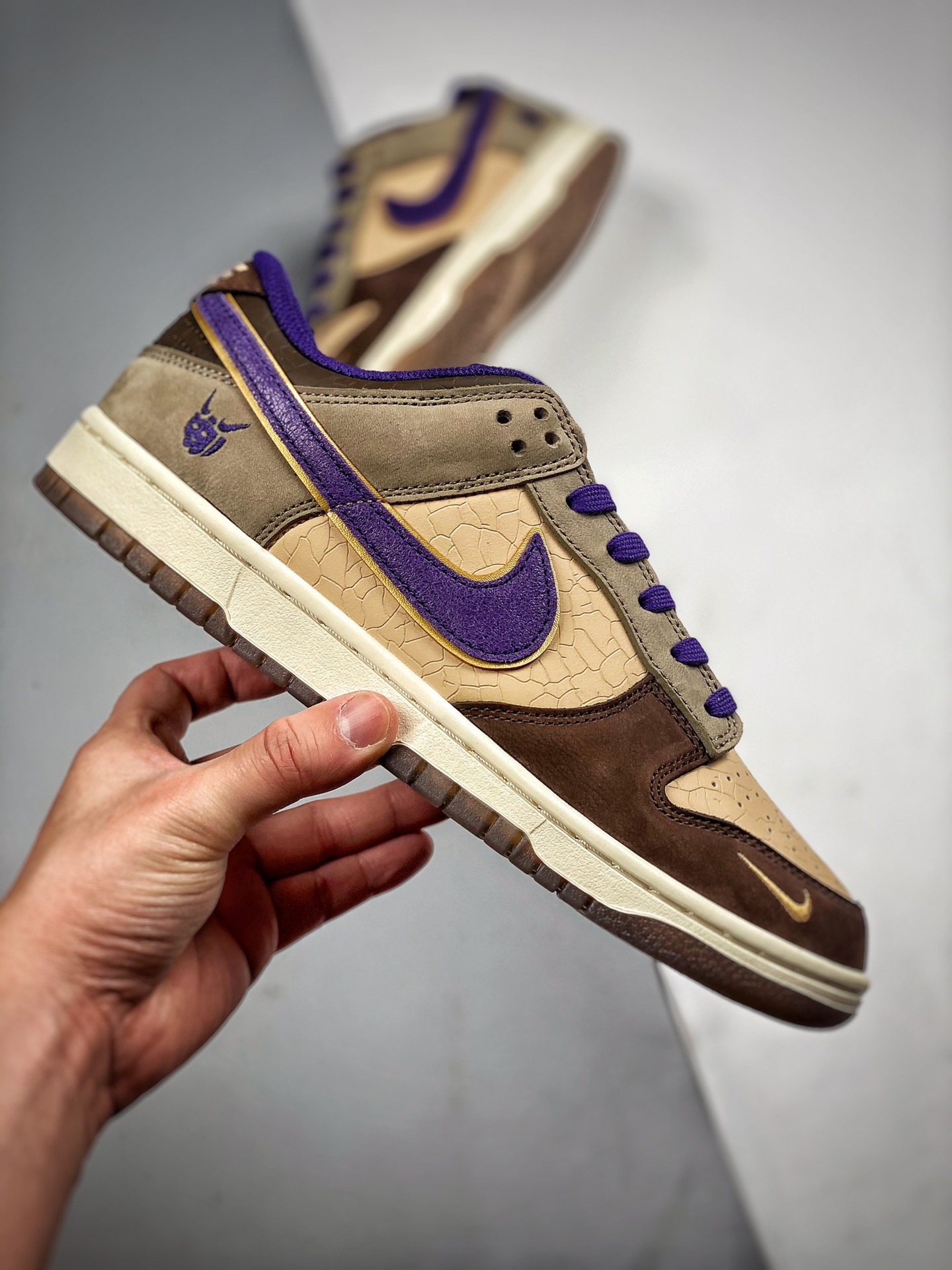 Nike Dunk Low Setsubun Tan Brown-Purple DQ5009-268 For Sale