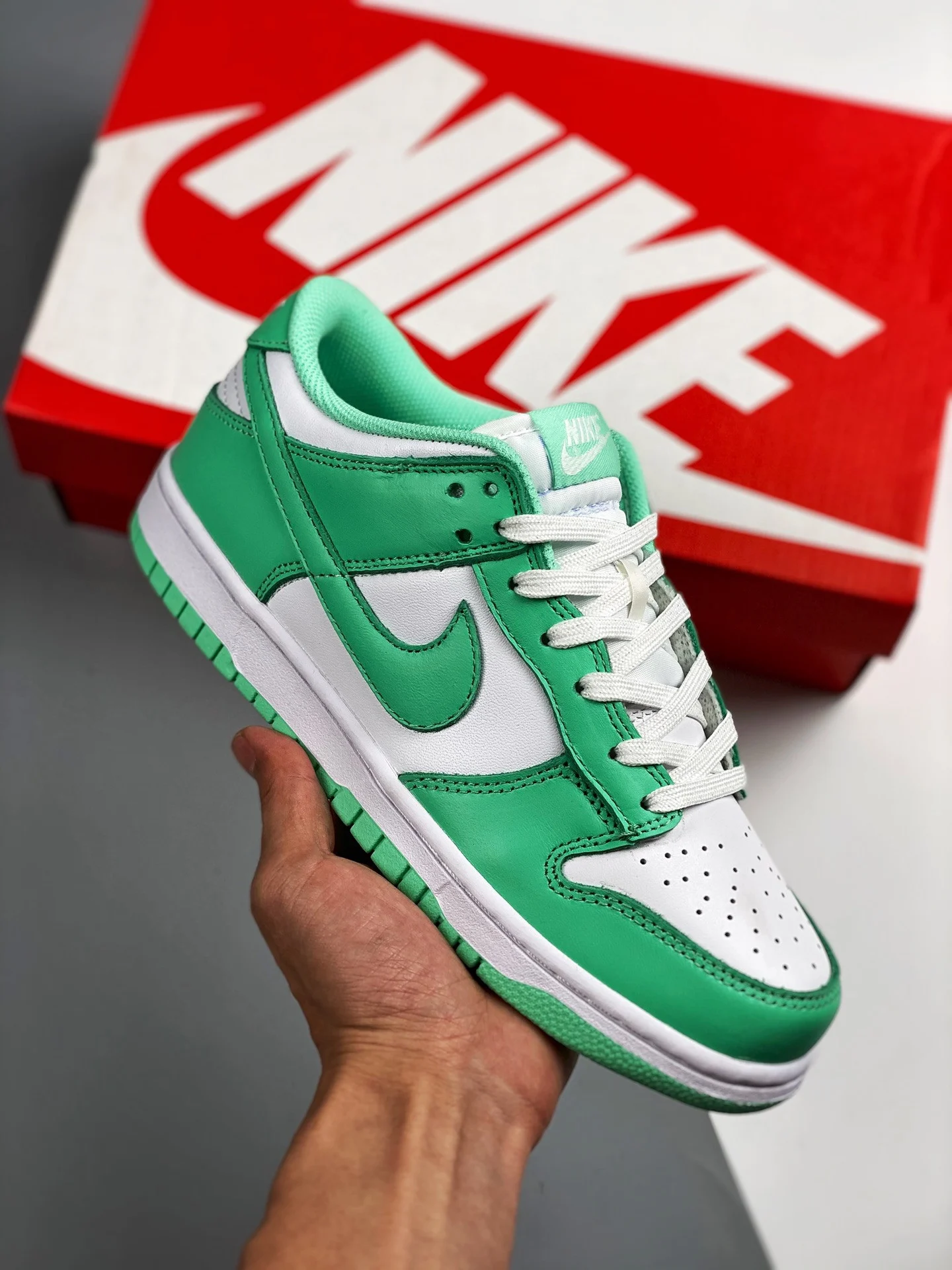 Nike Dunk Low White Green Glow White DD1503-105 For Sale