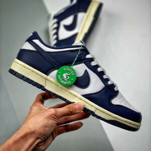 Nike Dunk Low White Midnight Navy DD1503-115 For Sale