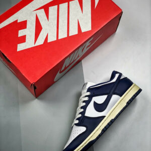 Nike Dunk Low White Midnight Navy DD1503-115 For Sale