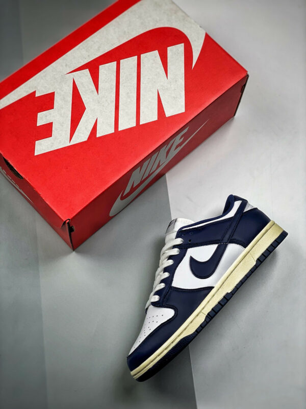 Nike Dunk Low White Midnight Navy DD1503-115 For Sale