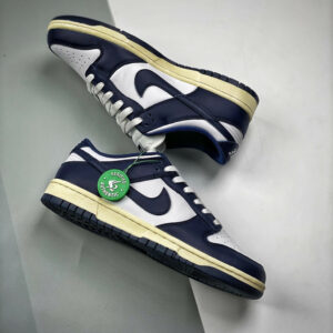 Nike Dunk Low White Midnight Navy DD1503-115 For Sale