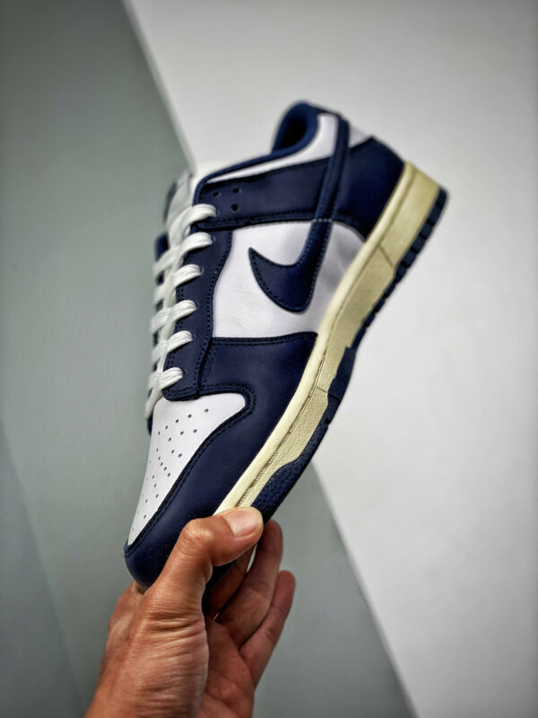 Nike Dunk Low White Midnight Navy DD1503-115 For Sale