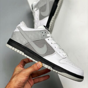 Nike Dunk Low White Neutral Grey-Black For Sale