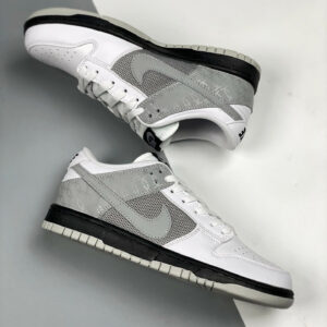 Nike Dunk Low White Neutral Grey-Black For Sale