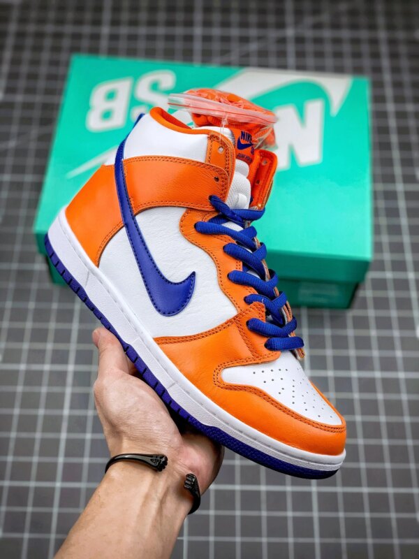 Nike SB Dunk High Danny Supa Safety Orange Hyper Blue-White For Sale