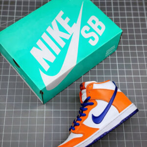 Nike SB Dunk High Danny Supa Safety Orange Hyper Blue-White For Sale