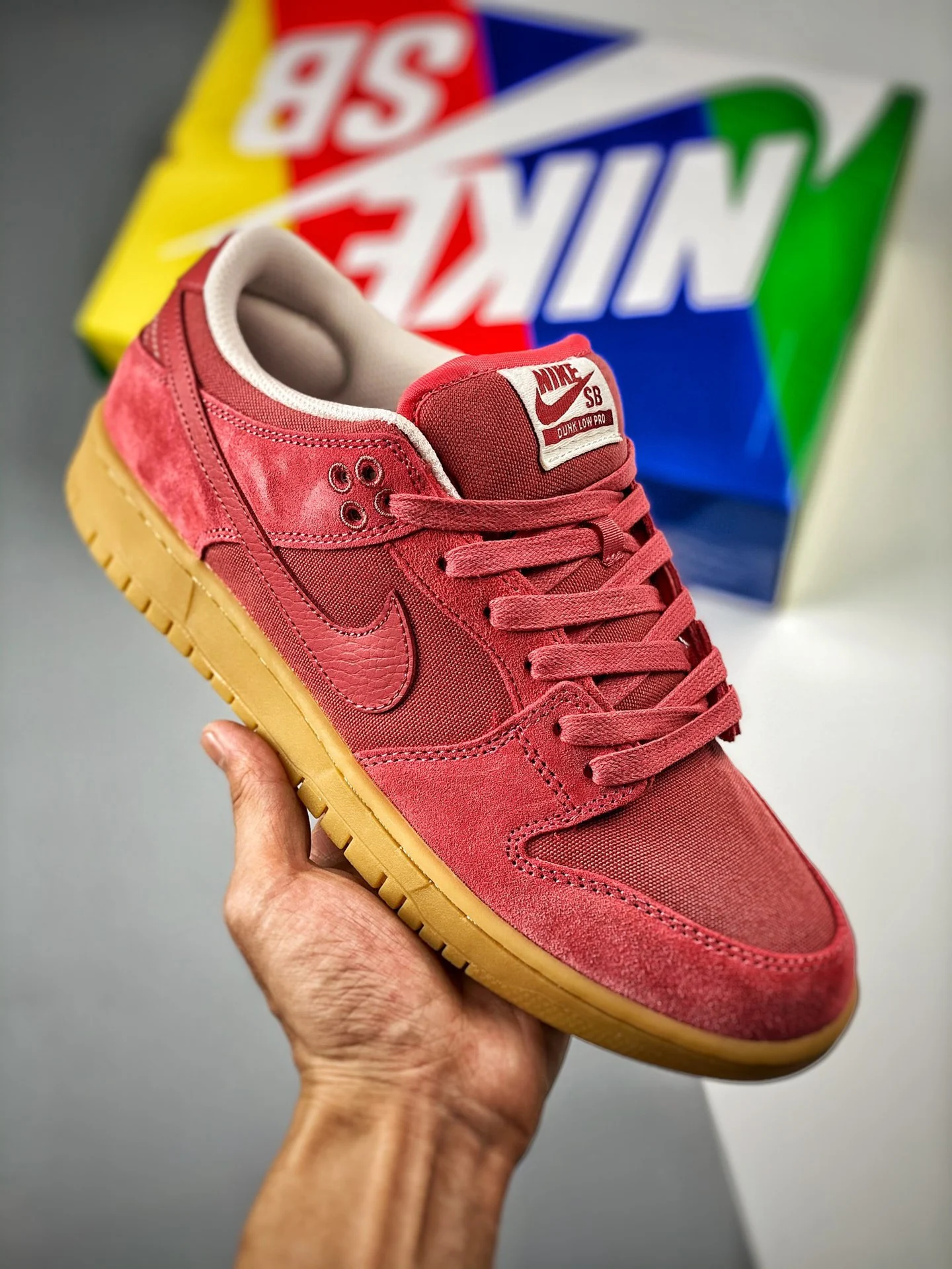 Nike SB Dunk Low Adobe Red Gum DV5429-600 For Sale