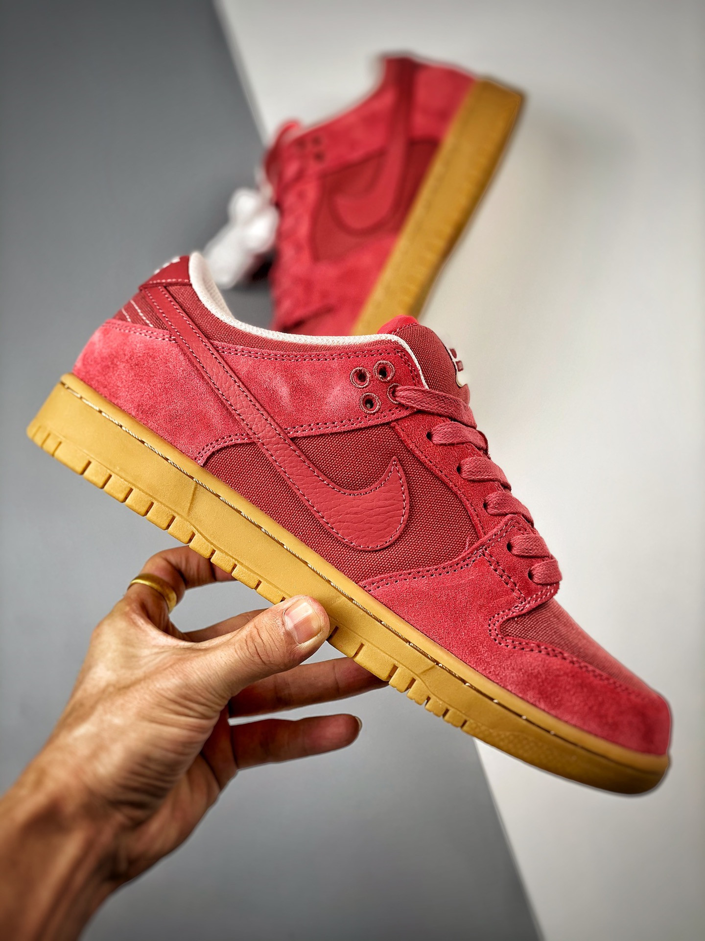 Nike SB Dunk Low Adobe Red Gum DV5429-600 For Sale