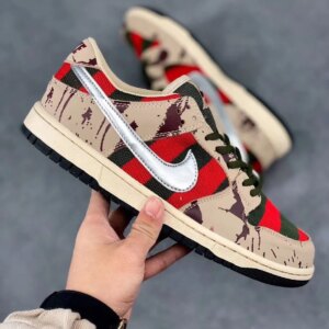 Nike SB Dunk Low Freddy Krueger Taupe Chrome For Sale