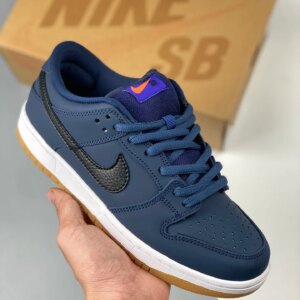 Nike SB Dunk Low Pro ISO Midnight Navy White-Gum CW7463-401 For Sale