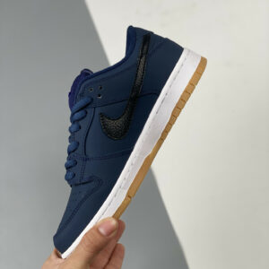 Nike SB Dunk Low Pro ISO Midnight Navy White-Gum CW7463-401 For Sale