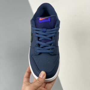 Nike SB Dunk Low Pro ISO Midnight Navy White-Gum CW7463-401 For Sale