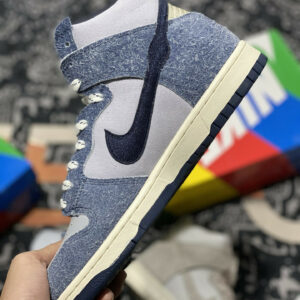 Notre x Nike Dunk High Midnight Navy Sky Grey-Fossil For Sale