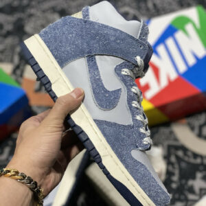 Notre x Nike Dunk High Midnight Navy Sky Grey-Fossil For Sale