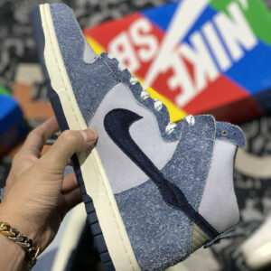 Notre x Nike Dunk High Midnight Navy Sky Grey-Fossil For Sale