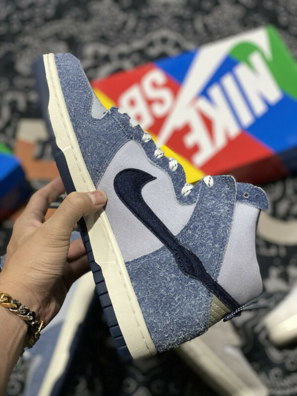 Notre x Nike Dunk High Midnight Navy Sky Grey-Fossil For Sale