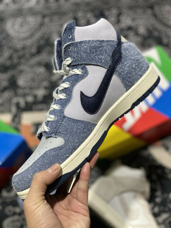 Notre x Nike Dunk High Midnight Navy Sky Grey-Fossil For Sale