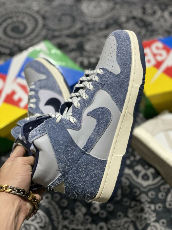 Notre x Nike Dunk High Midnight Navy Sky Grey-Fossil For Sale