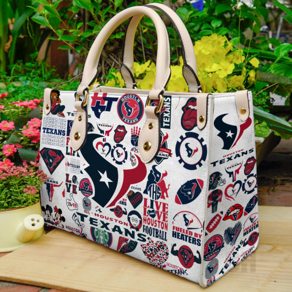 Houston Texans Women Leather Hand Bag