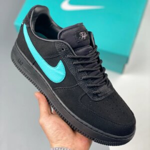 Tiff & Co. x Nike Air Force 1 Low 1837 Black Blue DZ1382-001 For Sale