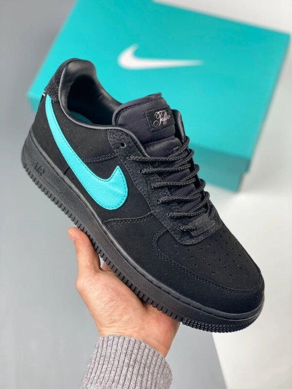 Tiff & Co. x Nike Air Force 1 Low 1837 Black Blue DZ1382-001 For Sale