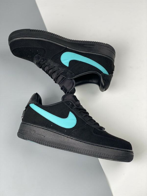 Tiff & Co. x Nike Air Force 1 Low 1837 Black Blue DZ1382-001 For Sale