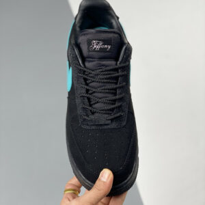 Tiff & Co. x Nike Air Force 1 Low 1837 Black Blue DZ1382-001 For Sale