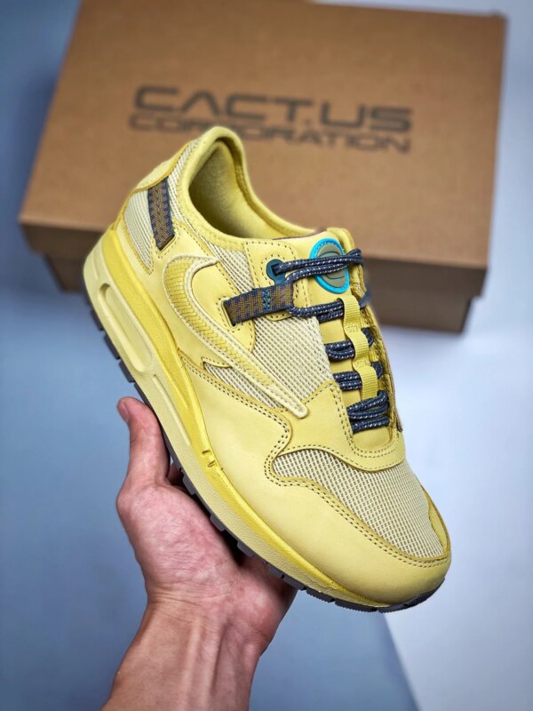 Travis Scott x Nike Air Max 1 Saturn GoldTea Tree Mist-Tent DO9392-700 For Sale