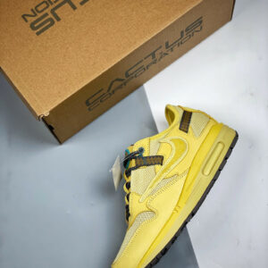 Travis Scott x Nike Air Max 1 Saturn GoldTea Tree Mist-Tent DO9392-700 For Sale