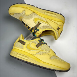 Travis Scott x Nike Air Max 1 Saturn GoldTea Tree Mist-Tent DO9392-700 For Sale