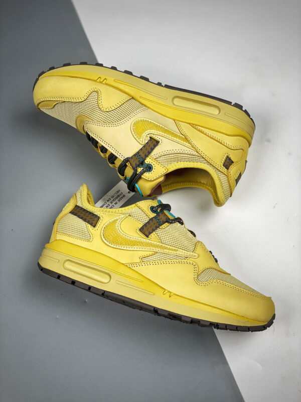 Travis Scott x Nike Air Max 1 Saturn GoldTea Tree Mist-Tent DO9392-700 For Sale