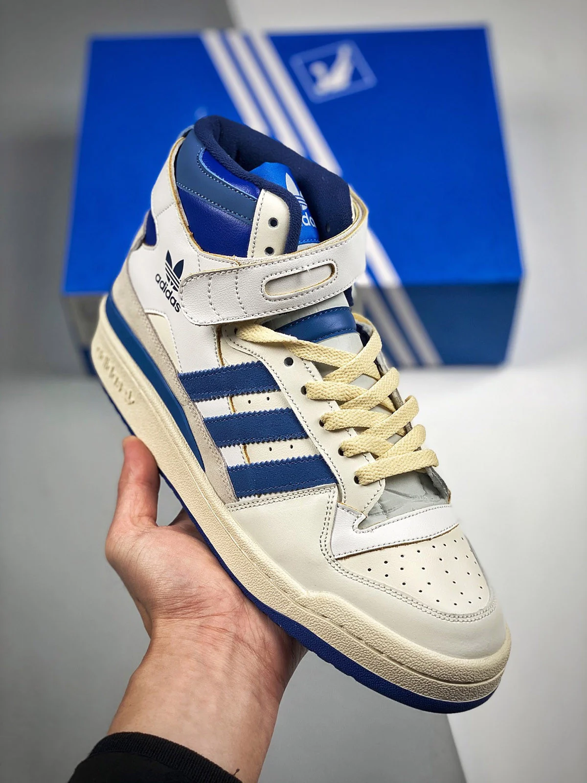 Adidas Forum 84 High OG Off White Bright Blue For Sale