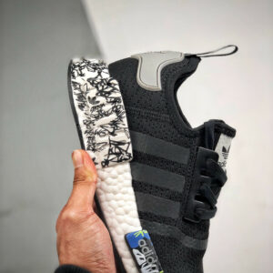 Adidas NMD R1 V2 Black White EH0779 For Sale