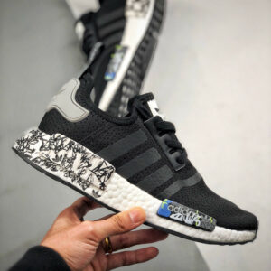 Adidas NMD R1 V2 Black White EH0779 For Sale