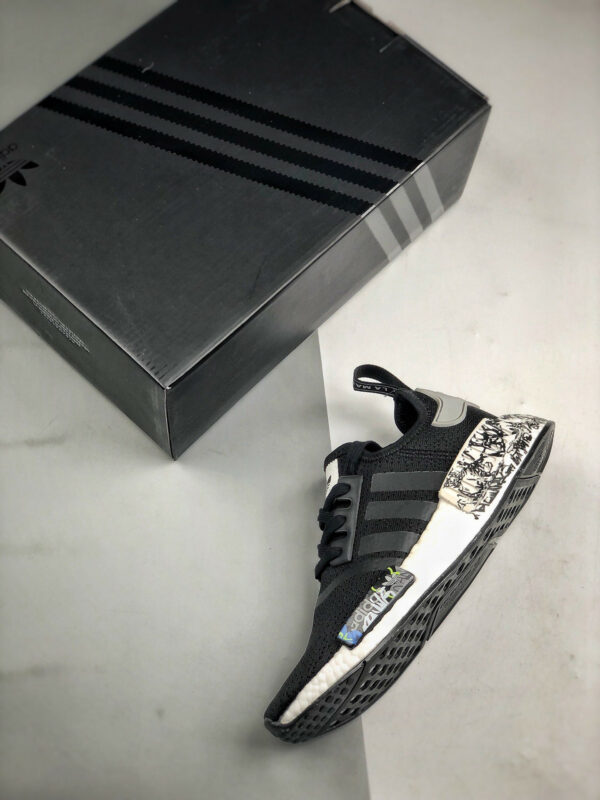 Adidas NMD R1 V2 Black White EH0779 For Sale