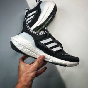 Adidas Ultra Boost 22 Core Black Cloud White Almost Lime For Sale