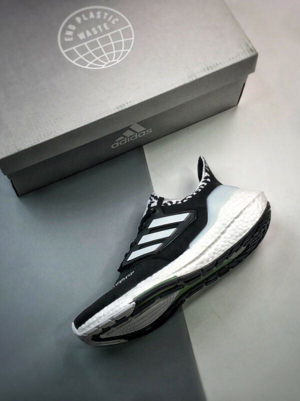 Adidas Ultra Boost 22 Core Black Cloud White Almost Lime For Sale