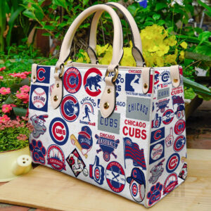 Chicago Cubs Women Leather Hand Bag