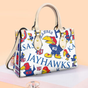 Kansas Jayhawks Women Leather Hand Bag