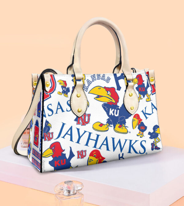 Kansas Jayhawks Women Leather Hand Bag