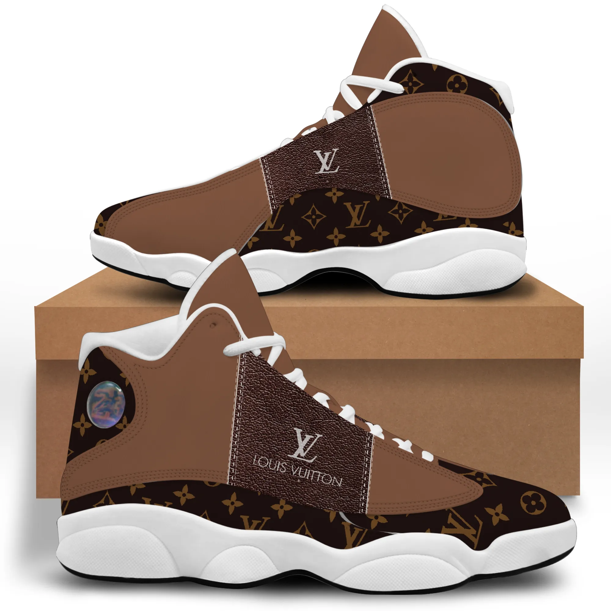 Louis Vuitton Air Jordan 13 Shoes Sneakers Fashion Trending Luxury