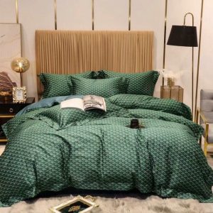 Goyard Logo Brand Bedding Set Bedspread Luxury Bedroom Home Decor