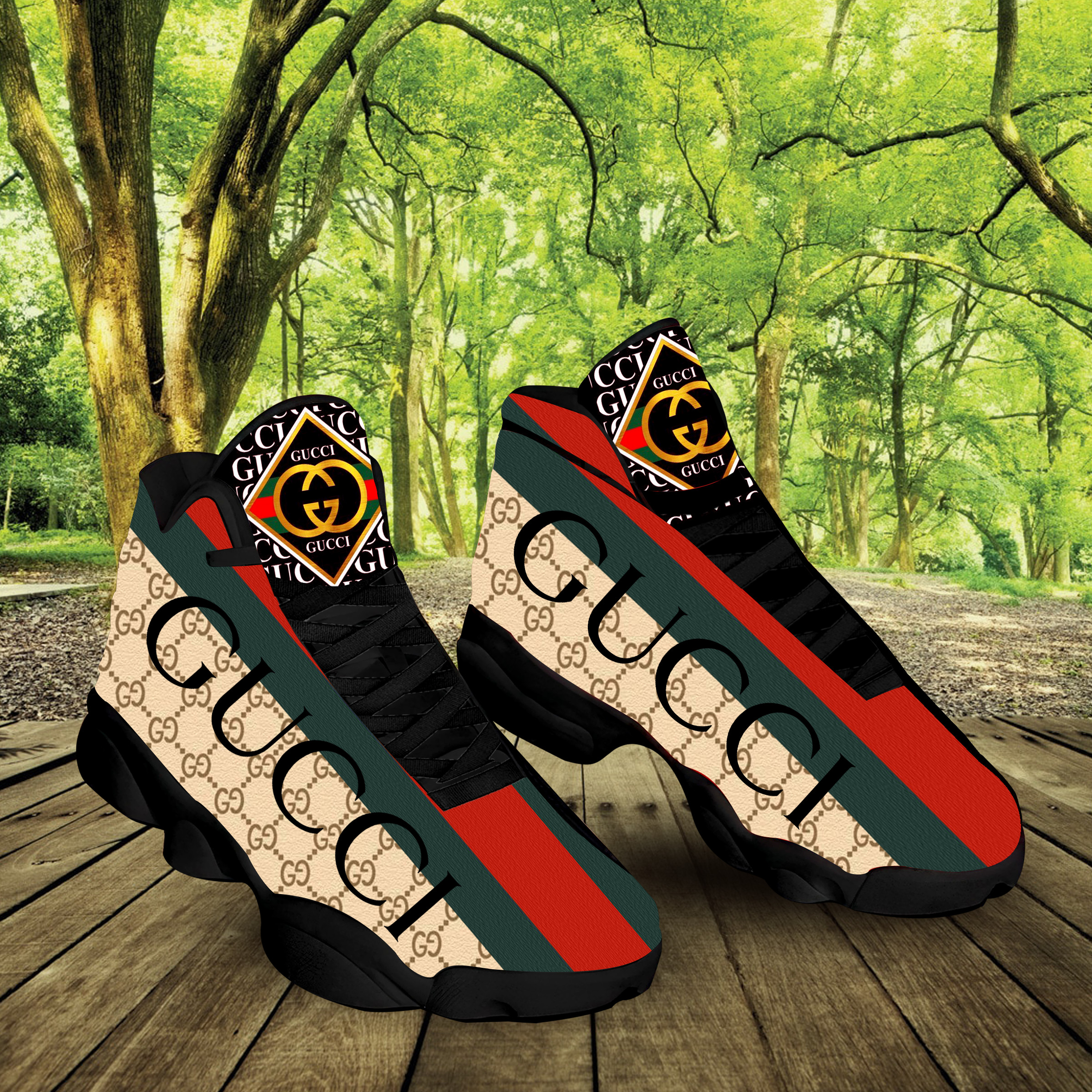 Gucci Air Jordan 13 Shoes Trending Fashion Sneakers Luxury